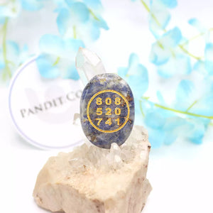 Sodalite Zibu Symbol Coin