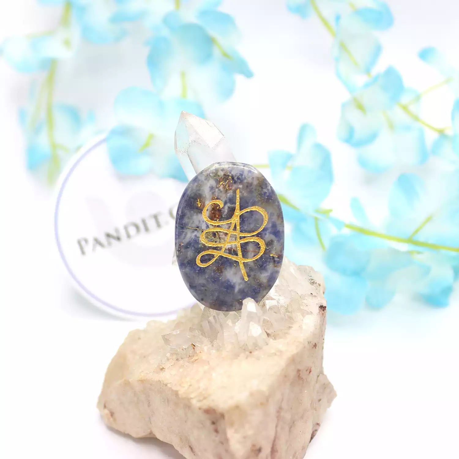 Sodalite Zibu Symbol Coin