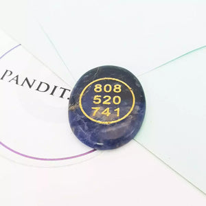 Sodalite Zibu Symbol Coin