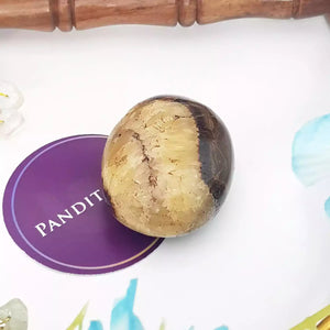 Spotted Jasper Healing Crystal Palm Stone