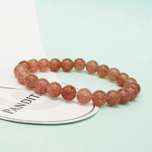 Strawberry Quartz Bracelet