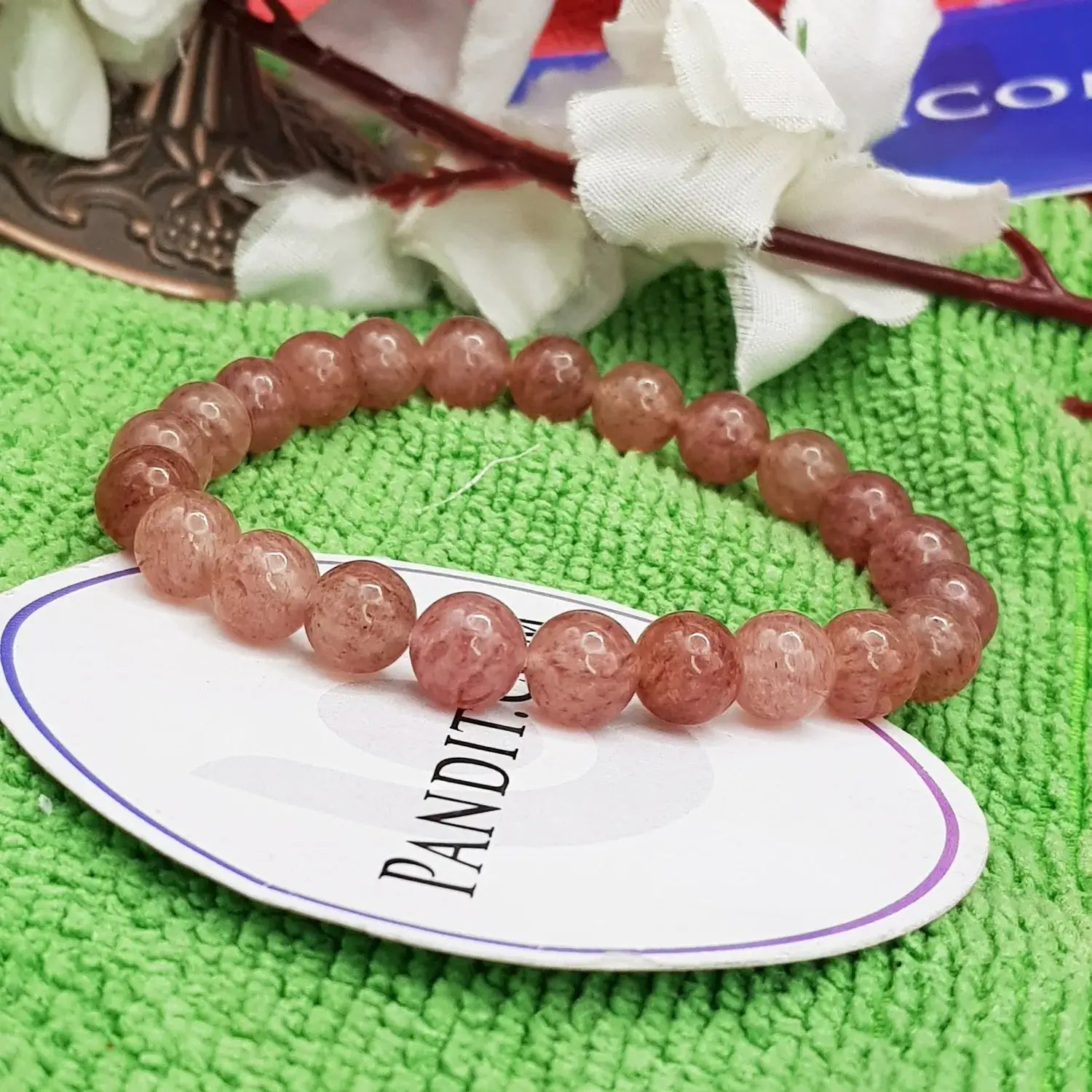 Strawberry Quartz Bracelet