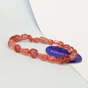 Strawberry Quartz Tumble Bracelet