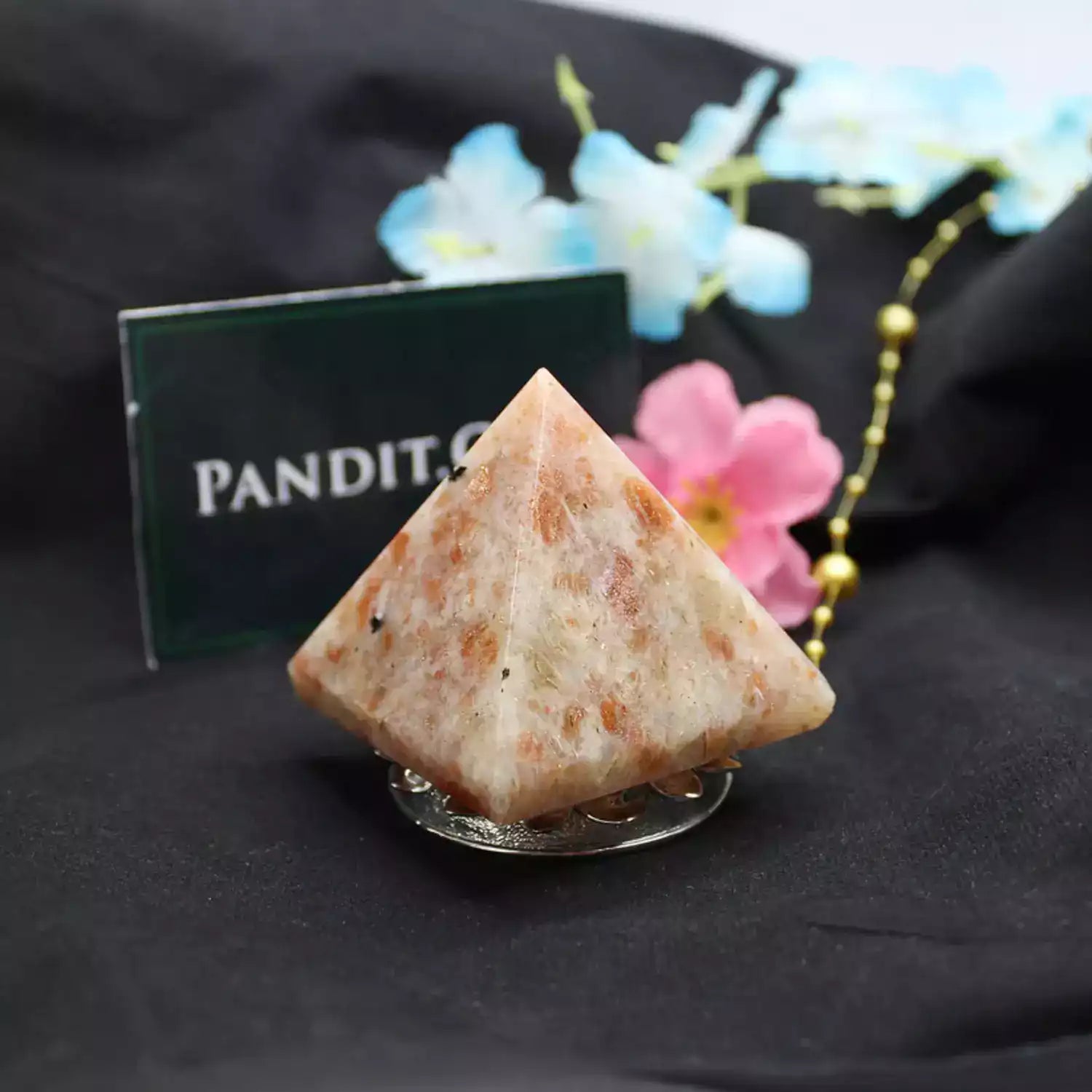 Sunstone Crystal Pyramid