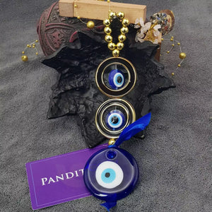 Three Layered Evil Eye Hanging For Protection