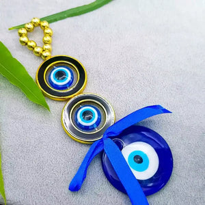 Three Layered Evil Eye Hanging For Protection