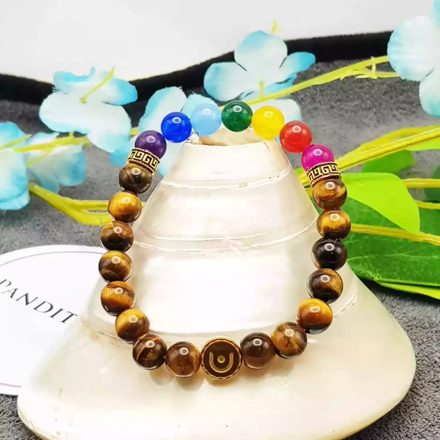 Tiger 7 Chakra Bracelet
