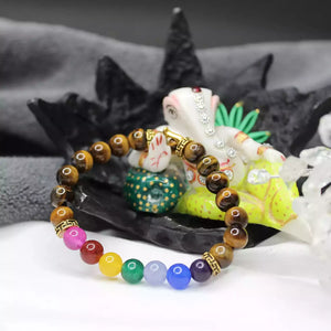 Tiger 7 Chakra Bracelet