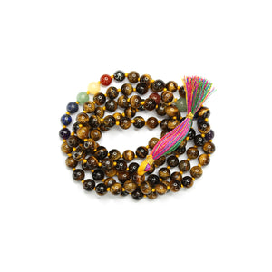 Tiger 7 Chakra Mala