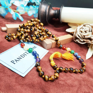 Tiger 7 Chakra Mala