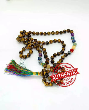 Tiger 7 Chakra Mala