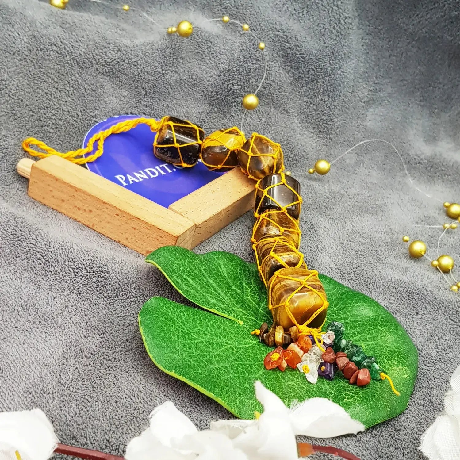 Tiger Eye Car Hanging Tumble Stones