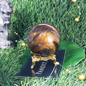Tiger Eye Crystal Ball