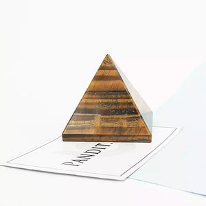 Tiger Eye Crystal Pyramid
