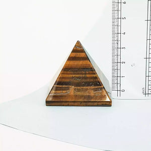 Tiger Eye Crystal Pyramid