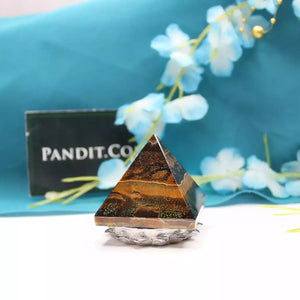 Tiger Eye Crystal Pyramid
