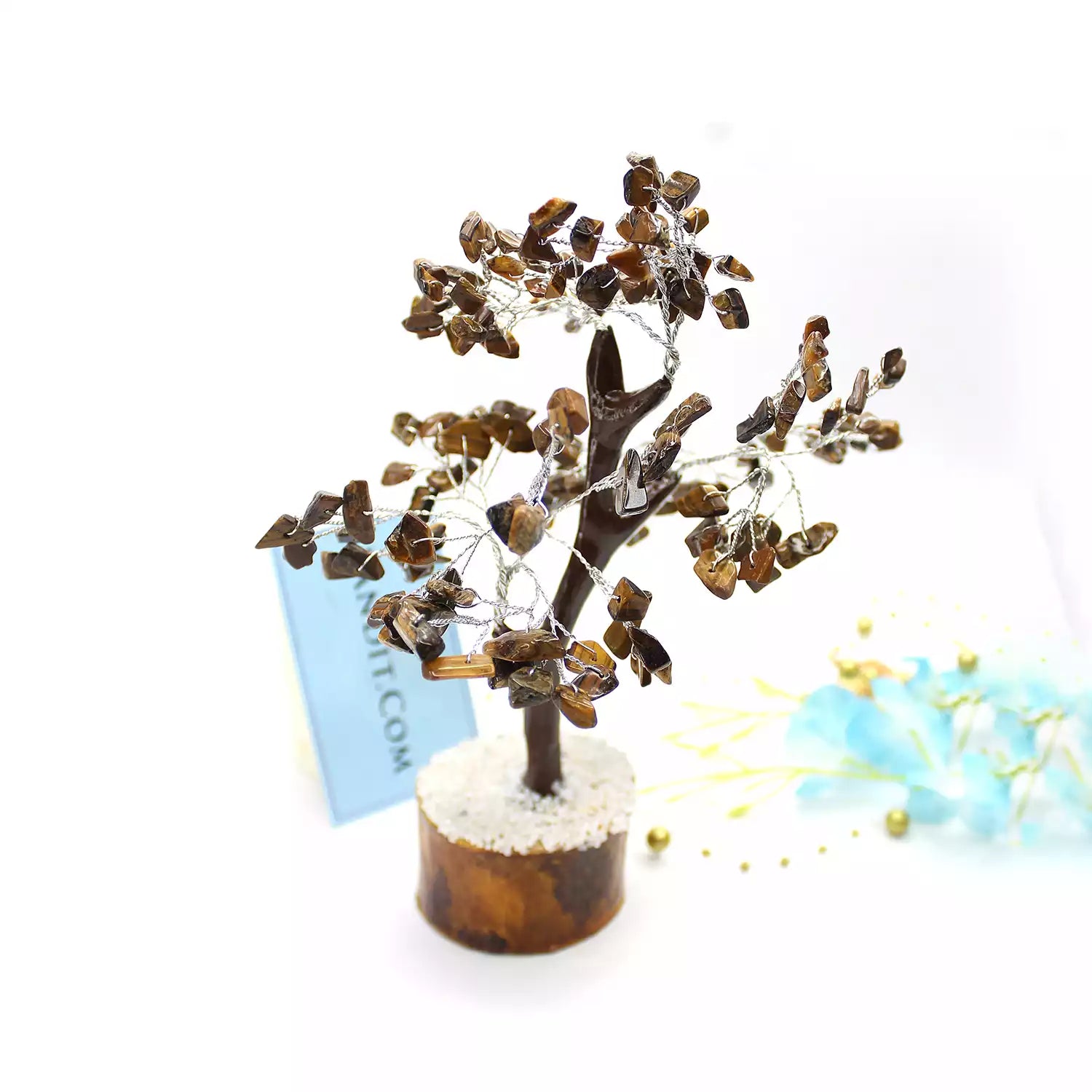 Tiger Eye Gemstone Tree