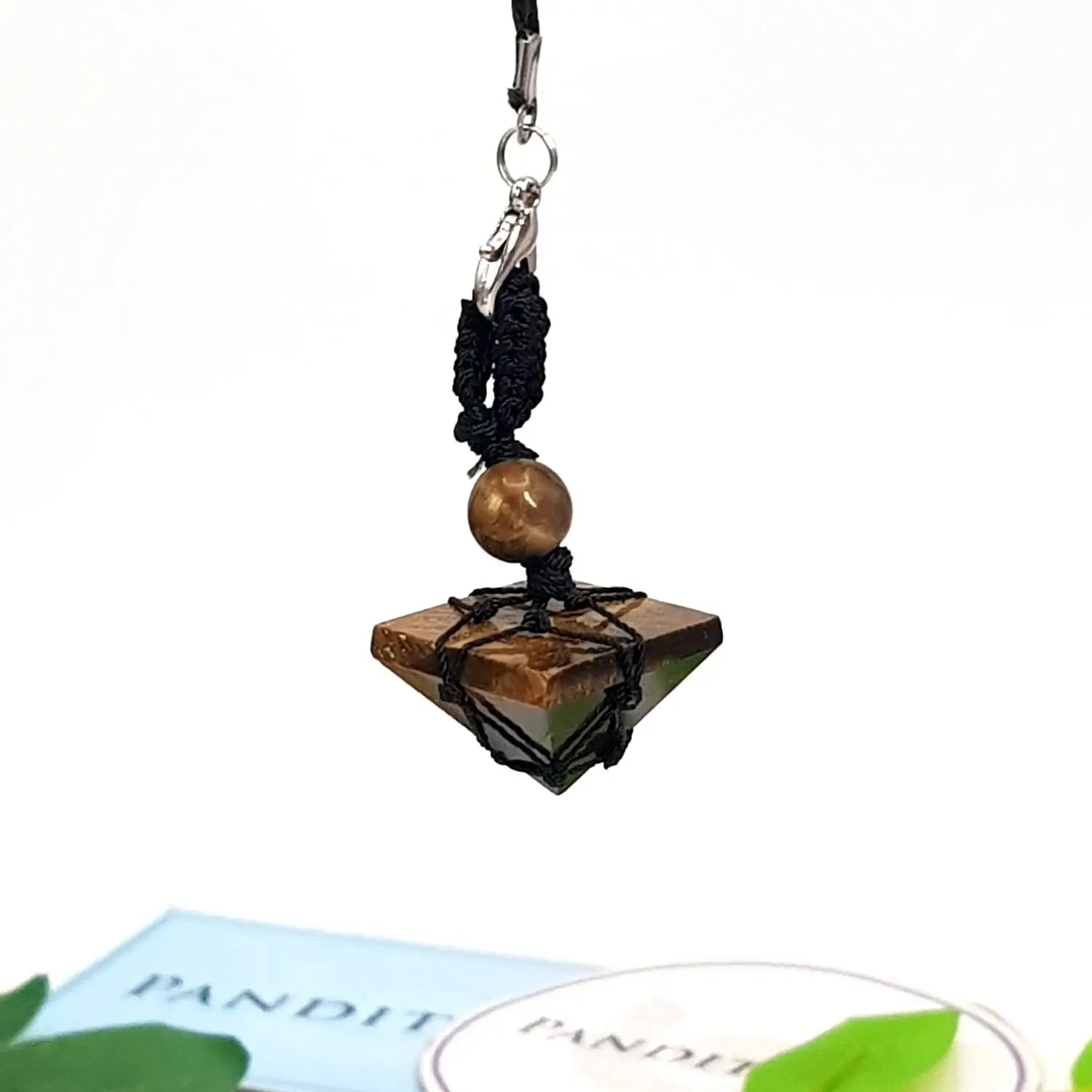 Tiger Eye Pyramid Pendant