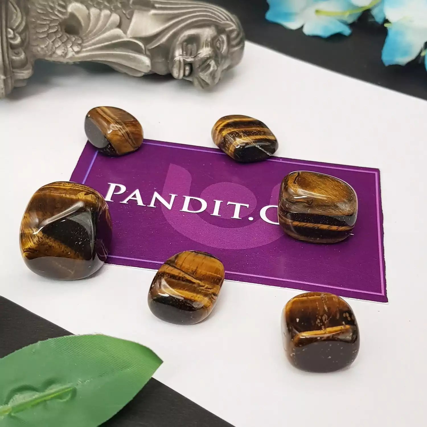 Tiger Eye Tumble Stones