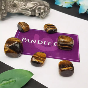 Tiger Eye Tumble Stones