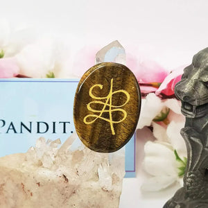 Tiger Eye Zibu Symbol Coin