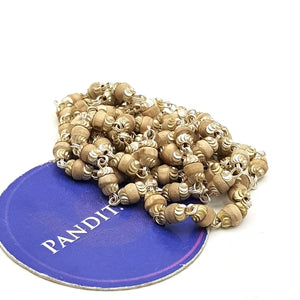 Tulsi Mala with Silver Capping - Premium