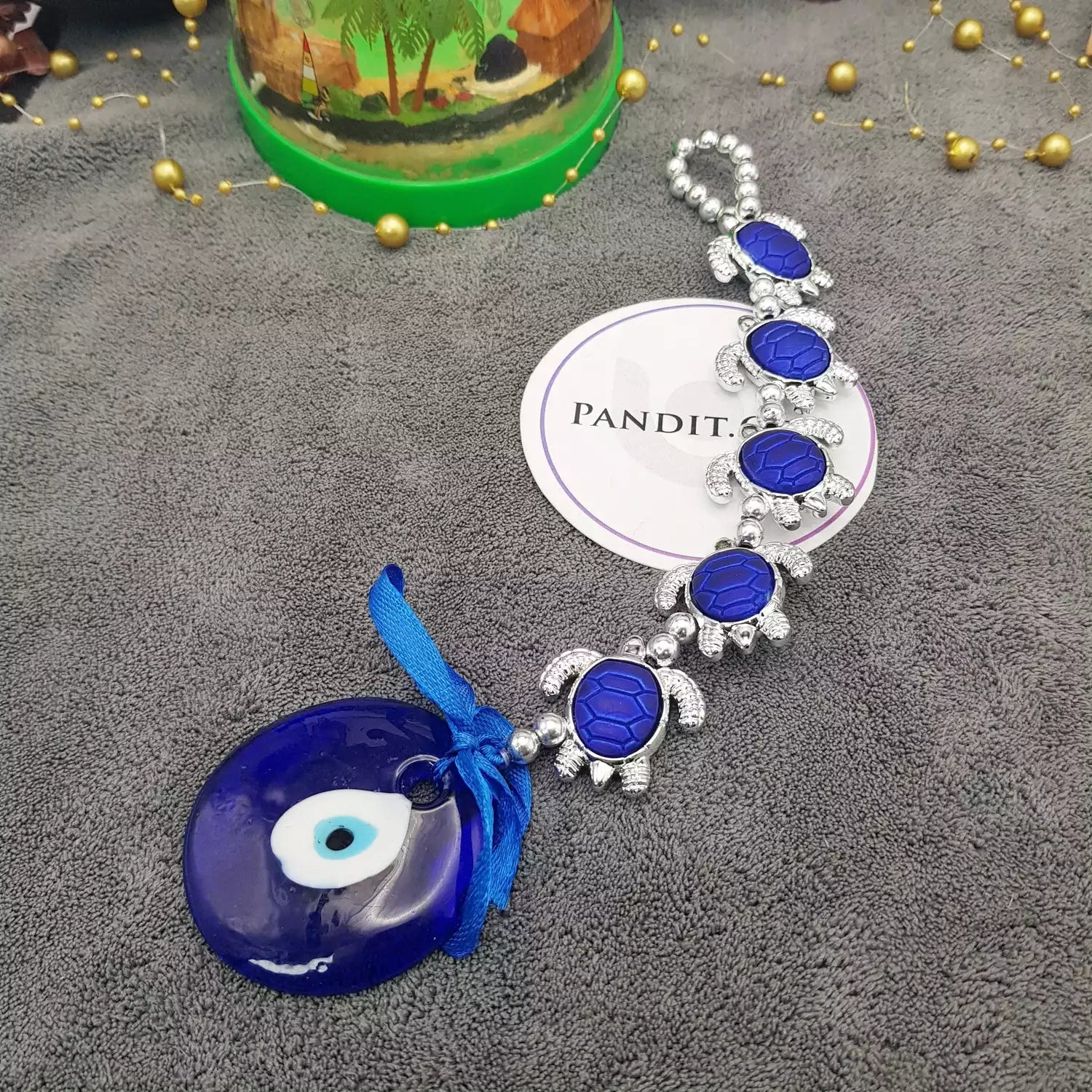 Turtle Evil Eye Hanging — main product view