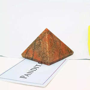 Unakite Crystal Pyramid