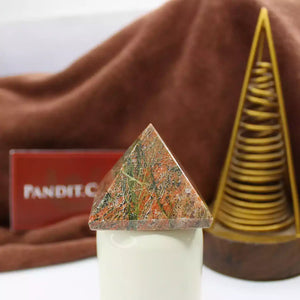 Unakite Crystal Pyramid