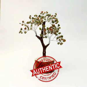 Unakite Gemstone Tree