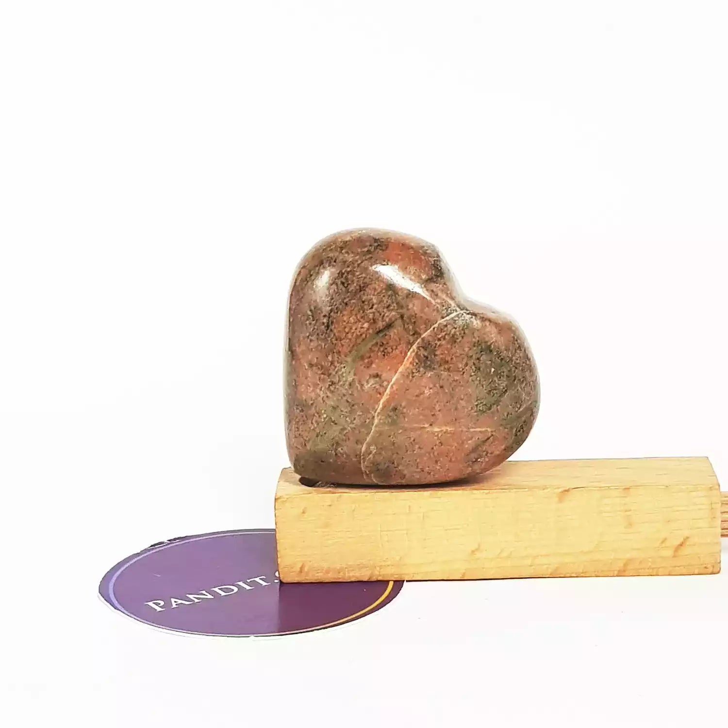 Unakite Healing Crystal Heart Stone