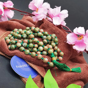 Unakite Mala