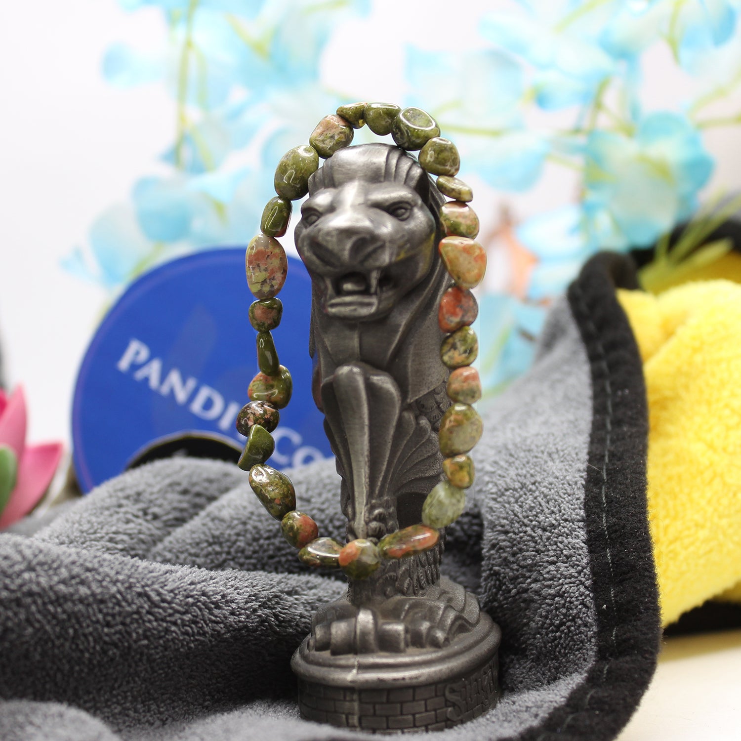 Unakite Tumble Bracelet