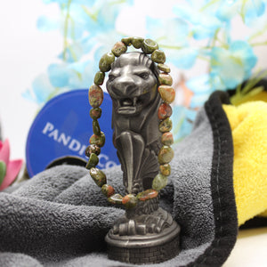 Unakite Tumble Bracelet