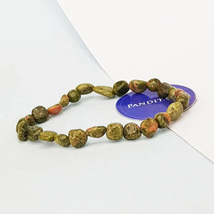 Unakite Tumble Bracelet