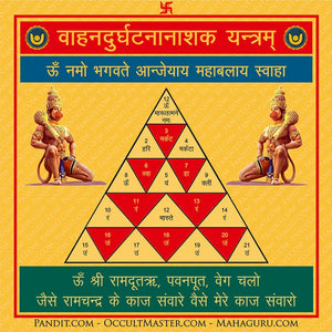 Vahan Durghatna Nashak Yantra