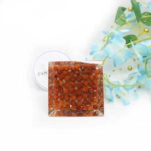 Vastu Dosh Nivaran Pyramid Yantra With 5 Mukhi Rudraksha Beads