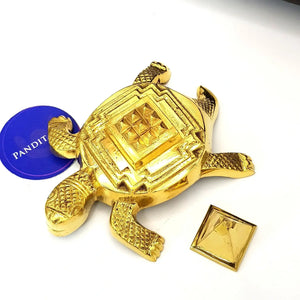 Vastu Pyramid Turtle Yantra Golden