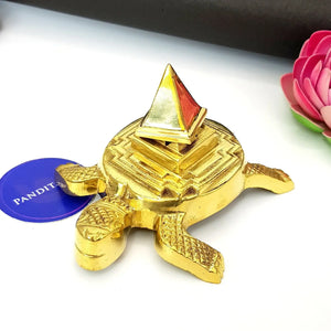Vastu Pyramid Turtle Yantra Golden