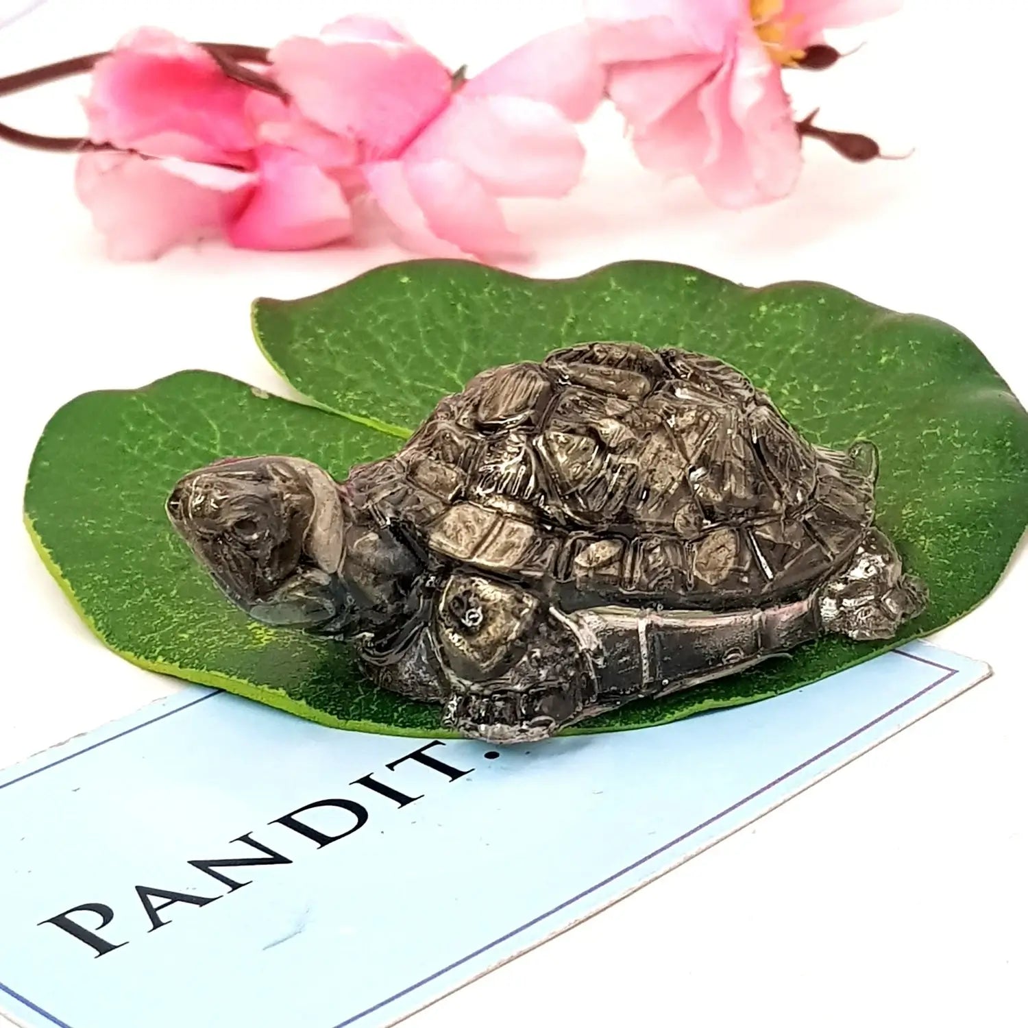 Vastu Pyrite Tortoise — main idol/statue view