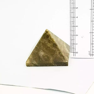 Vessonite Crystal Pyramid