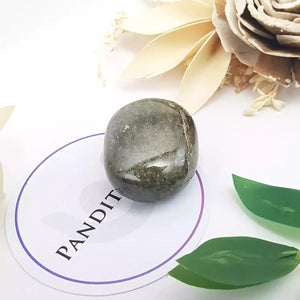 Vessonite Healing Crystal Palm Stone