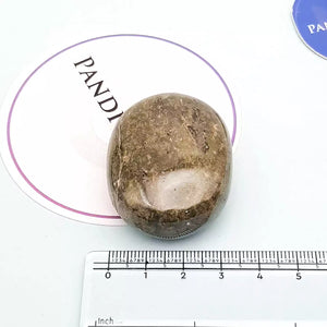 Vessonite Healing Crystal Palm Stone