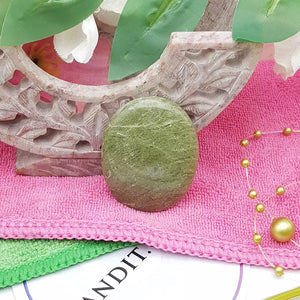 Vessonite Worry Stone