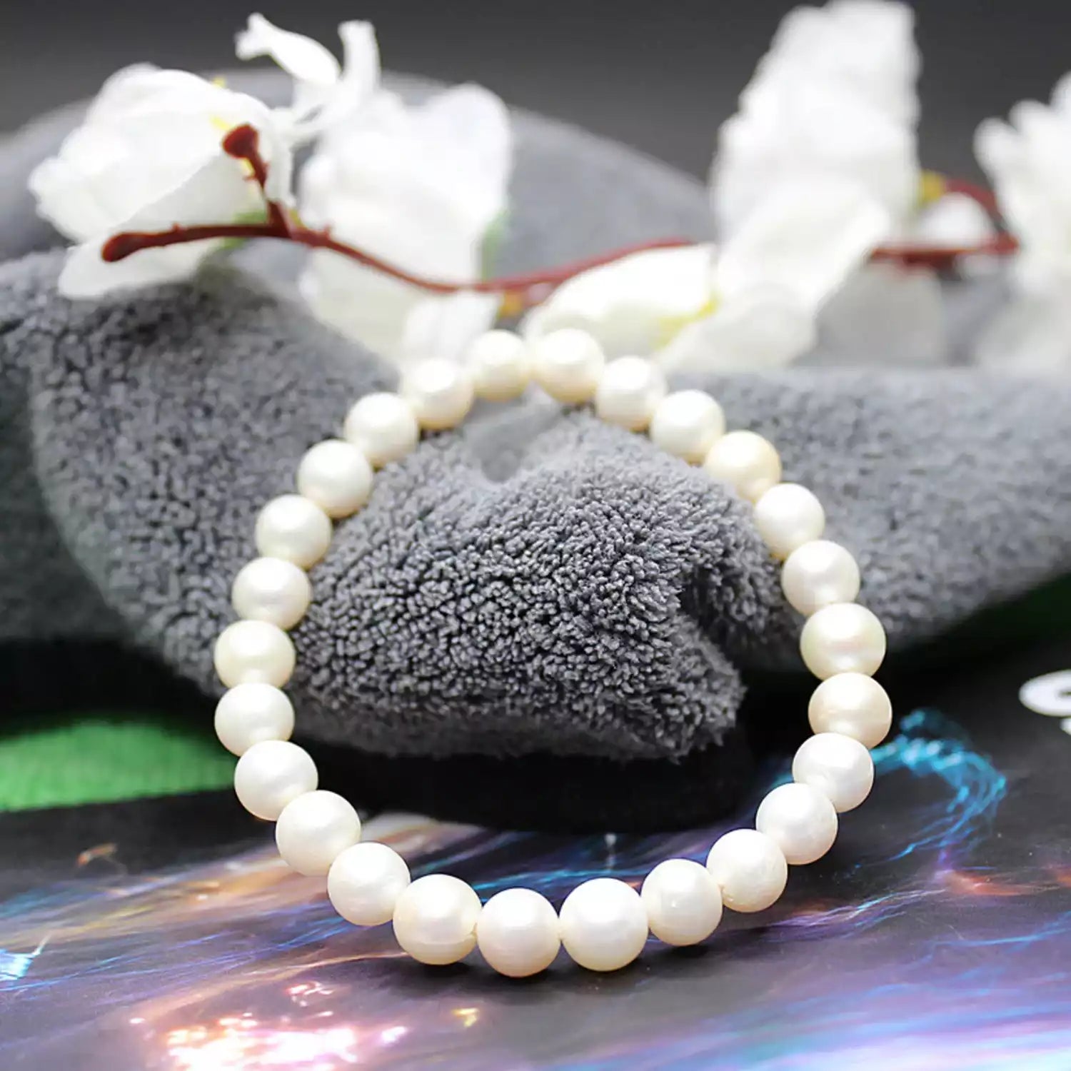 White Pearls Bracelet