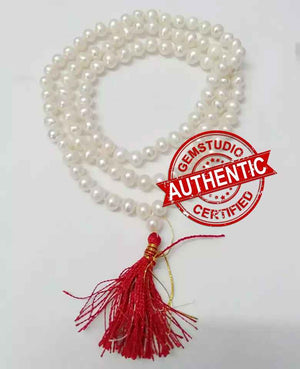 White Pearls Mala