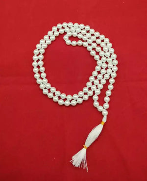 White Pearls Mala
