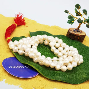 White Pearls Mala