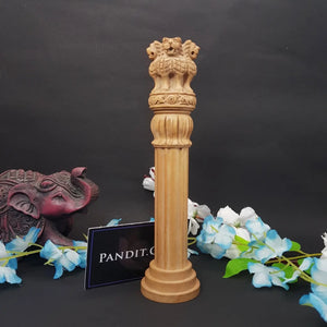 Wooden Ashoka Stambh