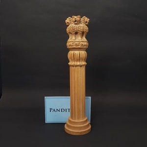 Wooden Ashoka Stambh